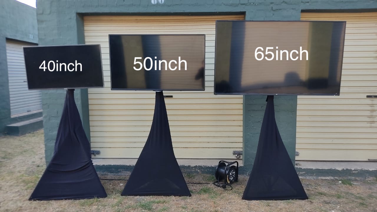40, 50, 65inch comparison picture