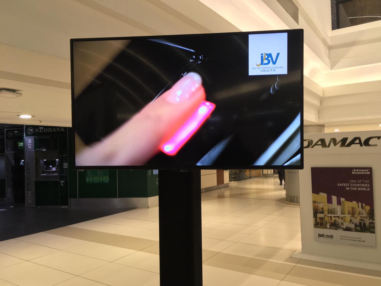 65 inch LED TV Screen for hire with stand - Image 5
