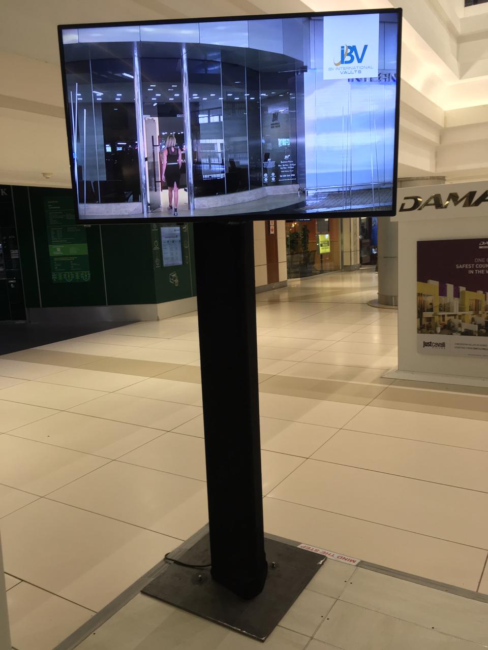 75 inch LED TV Screen for hire with stand